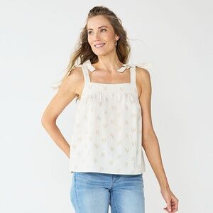 Sonoma Goods For Life® Flowy Tie-Strap Tank Top